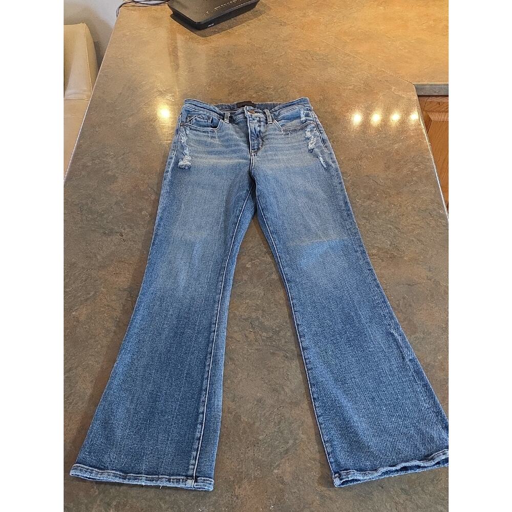 Buckle Women's Bootcut Jeans in Medium Blue Size 26x32